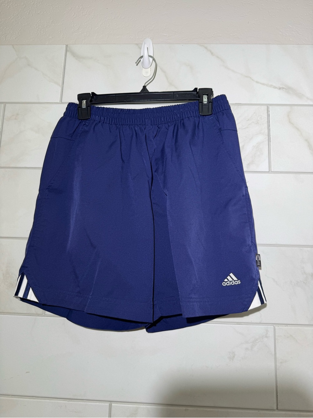 adidas Men’s Navy Athletic Shorts with Logo